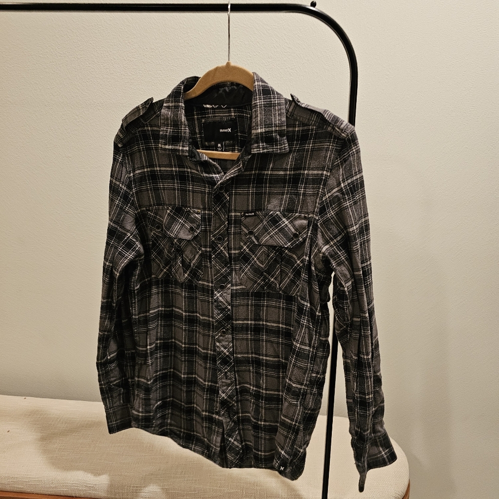 Hurley Men's Plaid Shirt